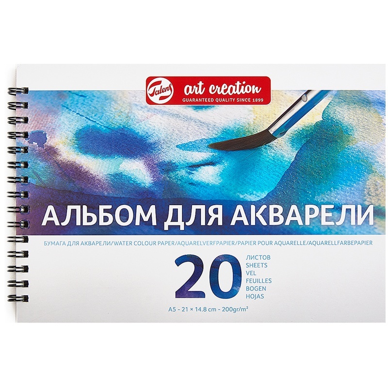 

Royal Talens 20 листов, А5, "Art Creation", 200 г/м2, мелкозернистый