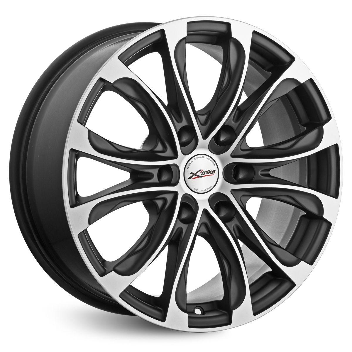 

Колесный диск Xtrike X-134 R18 6*139,7 ET25 Dia 106.1, литой алмаз черный.