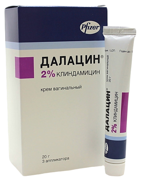 Купить Далацин крем вагинальный 2% туба 20 г, Pharmacia & Upjohn