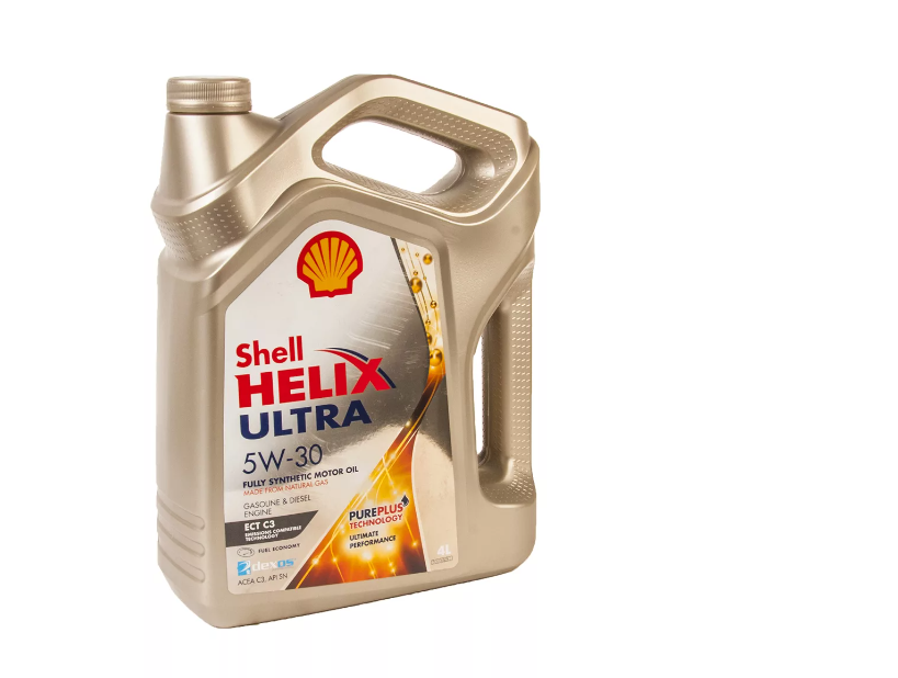 фото Моторное масло shell helix ultra ect c3 5w-30, 4л. синтетическое