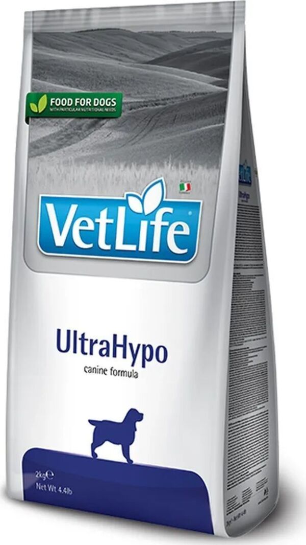 

Сухой корм для собак Farmina Vet Life UltraHypo, при пищевой аллергии и атопии, рыба, 12кг