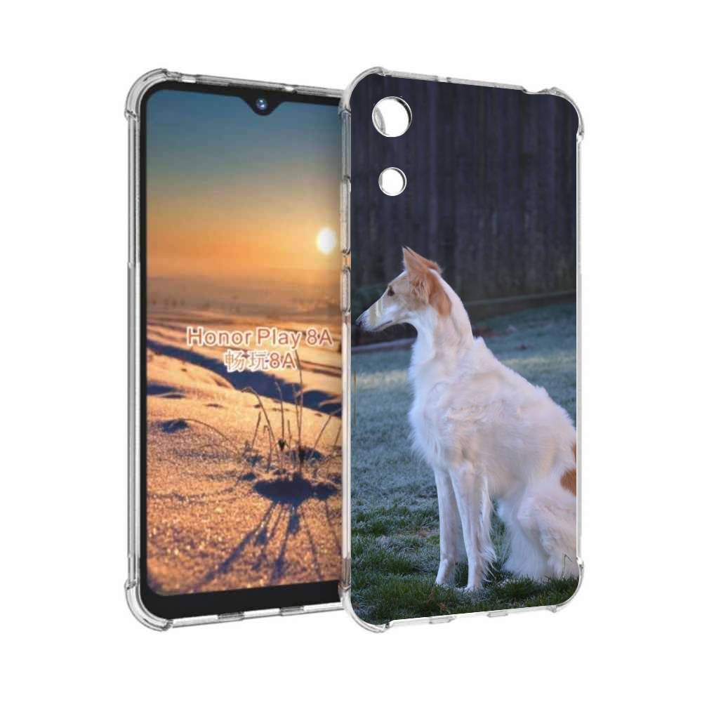 

Чехол бампер MyPads русская псовая борзая для Honor 8A, Прозрачный, Tocco