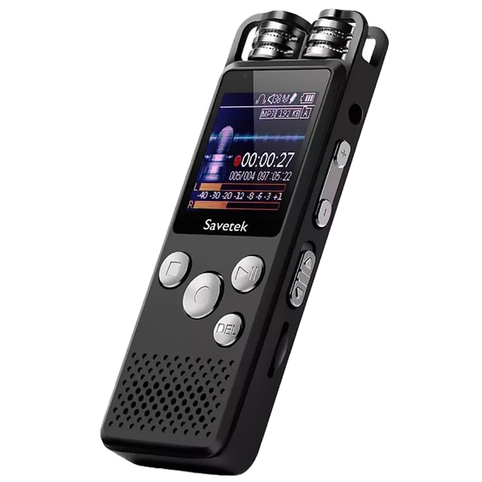 

Цифровой диктофон GS-R07 8GB 8 Гб черный, GS-R07 8GB