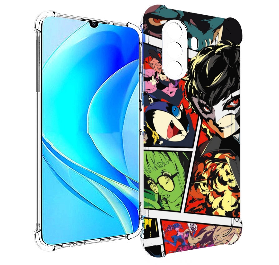 

Чехол MyPads Persona 5 art для Huawei Nova Y70 / Nova Y70 Plus (MGA-LX9N), Прозрачный, Tocco