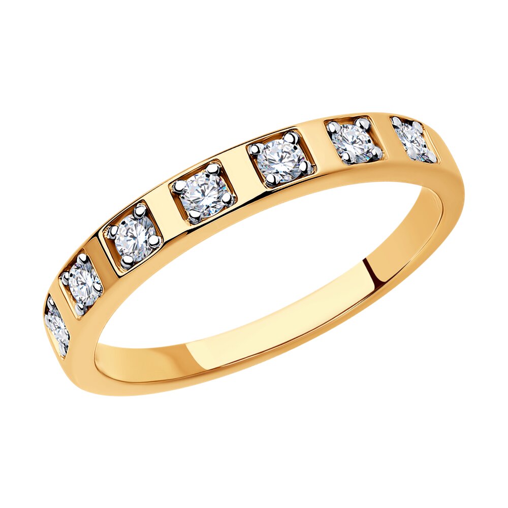 

Кольцо из серебра р. 17 SOKOLOV 93011025, фианит, 93011025