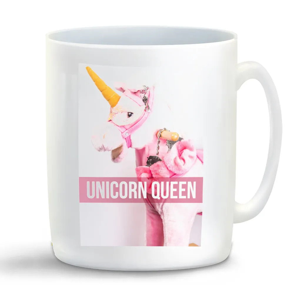 

Кружка CoolPodarok Unicorn queen Королева Единорогов