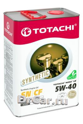 фото Totachi масло моторное totachi niro lv synthetic sn/cf 5w-40 синтетическое 4 л 19804