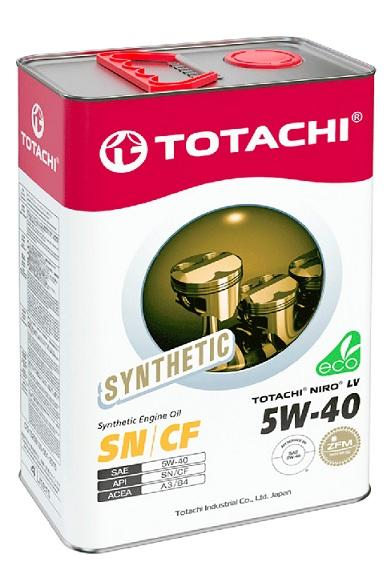 

Моторное масло Totachi синтетическое NIRO LV Synthetic SN/CF 5W40 4л