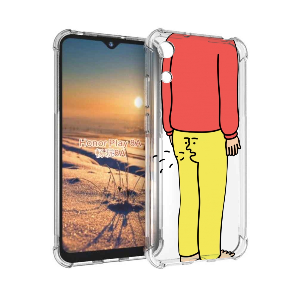 

Чехол бампер MyPads смешной-мужчина для Honor 8A, Прозрачный, Tocco