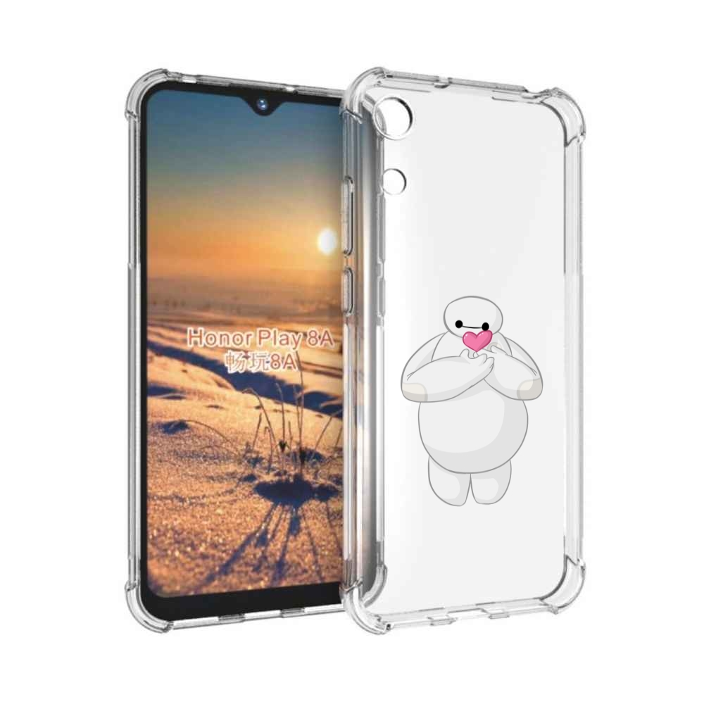 

Чехол бампер MyPads снеговик-с-сердечком для Honor 8A, Прозрачный, Tocco