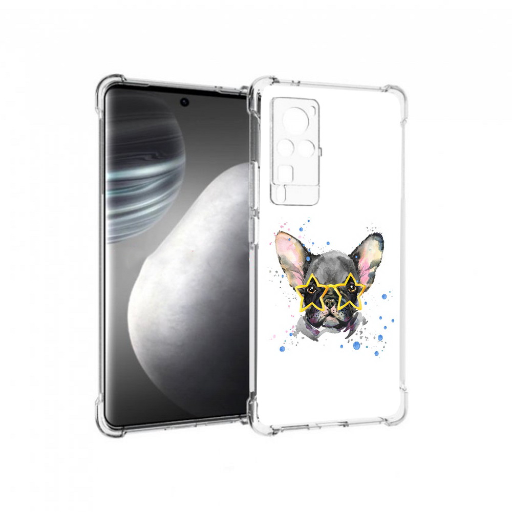 

Чехол MyPads Tocco для Vivo X60 pro буля в очках (PT226972.385.252), Прозрачный, Tocco