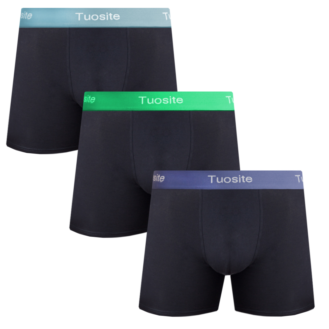 

Комплект трусов мужских Tuosite ComfSet черных (UNI) XXXL, Черный, ComfSet