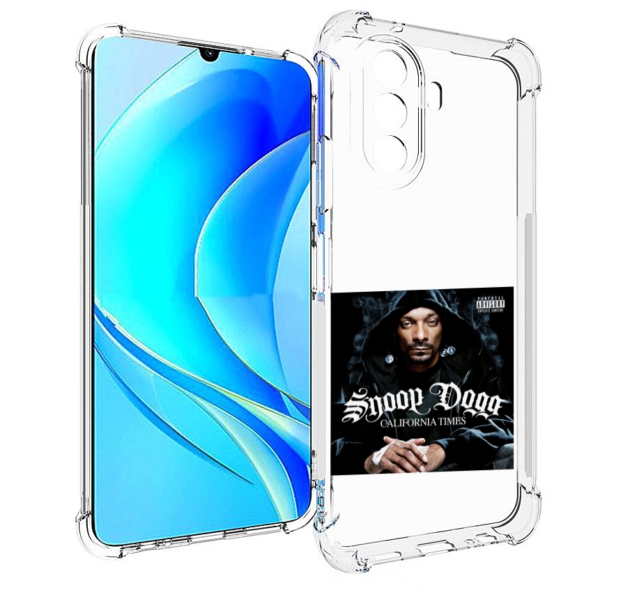 

Чехол MyPads Snoop Dogg CALIFORNIA TIMES для Huawei Nova Y70 / Nova Y70 Plus (MGA-LX9N), Прозрачный, Tocco