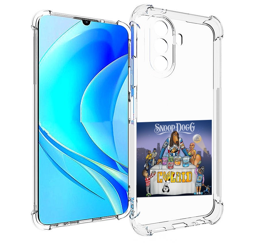 

Чехол MyPads Snoop Dogg COOLAID для Huawei Nova Y70 / Nova Y70 Plus (MGA-LX9N), Прозрачный, Tocco