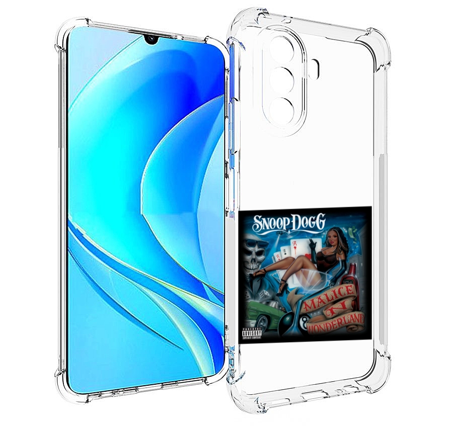 

Чехол MyPads Snoop Dogg MALICE N WONDERLAND для Huawei Nova Y70 / Nova Y70 Plus, Прозрачный, Tocco