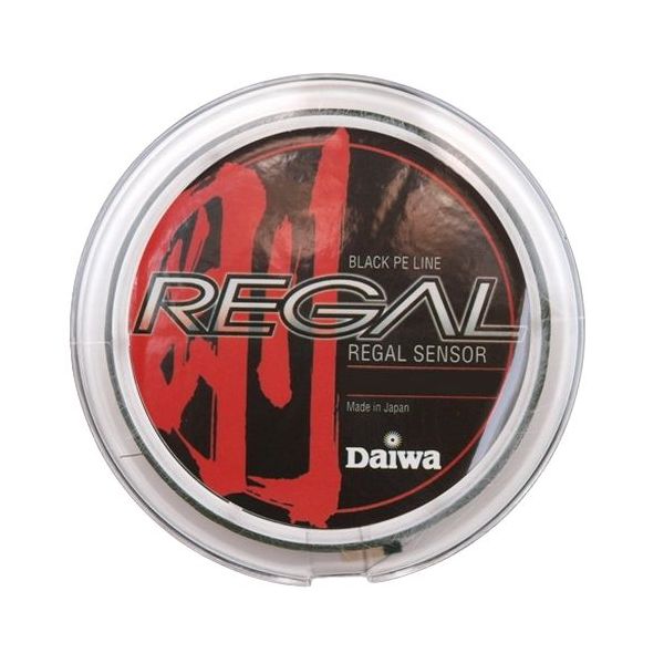 

Леска плетеная Daiwa Regal Sensor 4 KG (0.171mm) - 150 M (19049), Черный, Regal Sensor