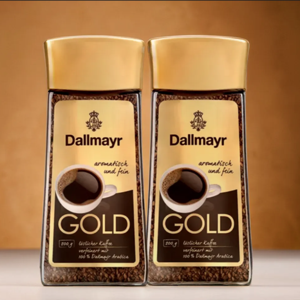 Кофе растворимый Dallmayr Gold, 200 г х 2 шт