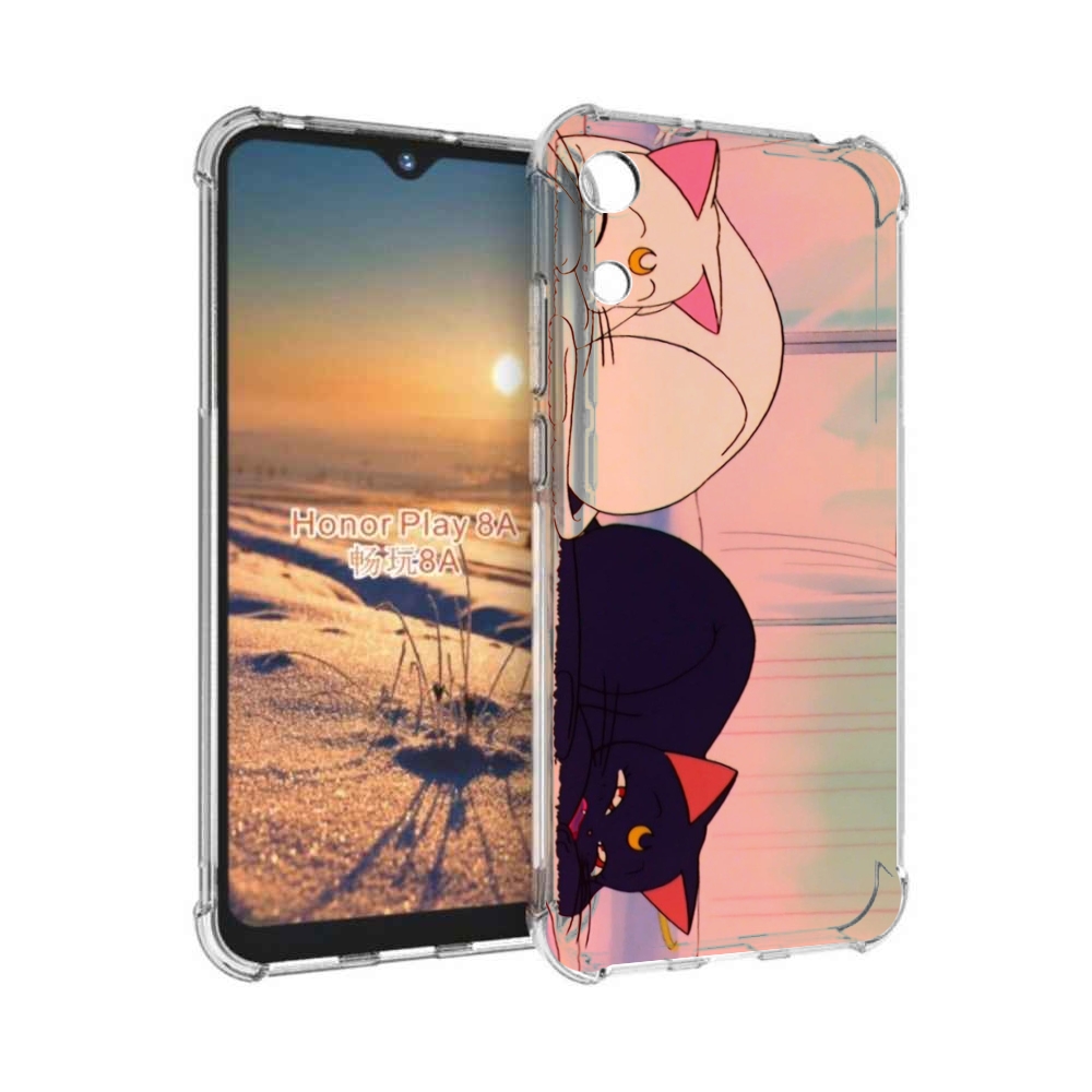 

Чехол бампер MyPads спящие коты для Honor 8A, Прозрачный, Tocco
