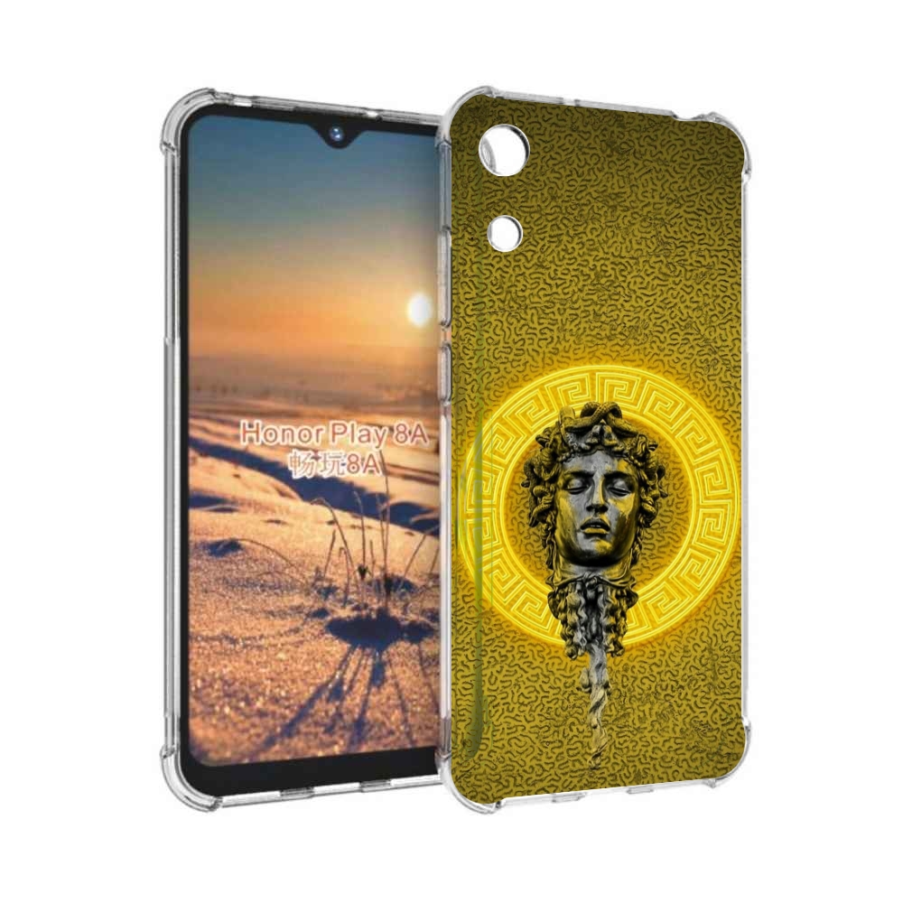 

Чехол бампер MyPads статуя версачи для Honor 8A, Прозрачный, Tocco