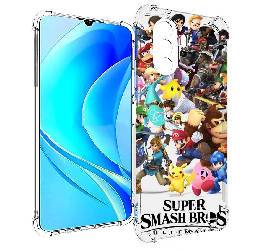 

Чехол MyPads Super Smash Bros для Huawei Nova Y70 / Nova Y70 Plus (MGA-LX9N), Прозрачный, Tocco