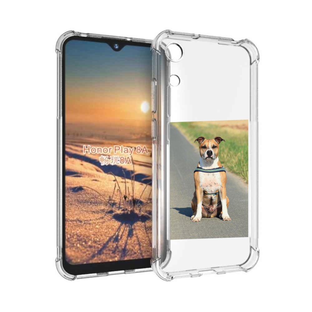 

Чехол бампер MyPads стаффорд терьер для Honor 8A, Прозрачный, Tocco