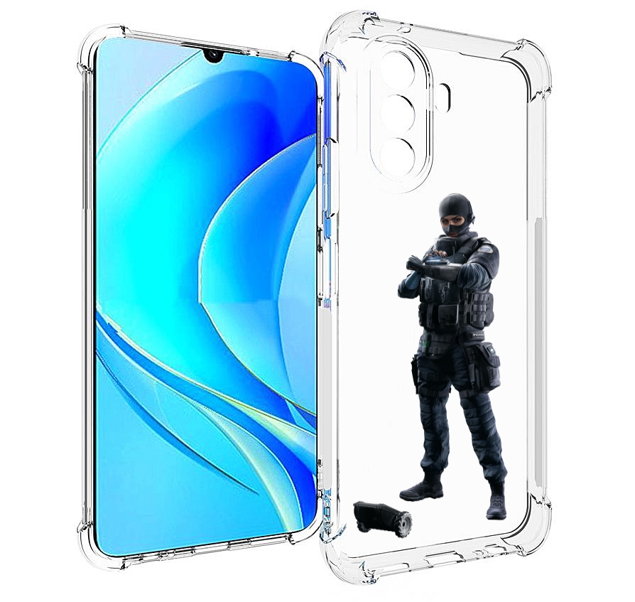 

Чехол MyPads Tom-Clancy's-Rainbow-Six-1 для Huawei Nova Y70 / Nova Y70 Plus (MGA-LX9N), Прозрачный, Tocco