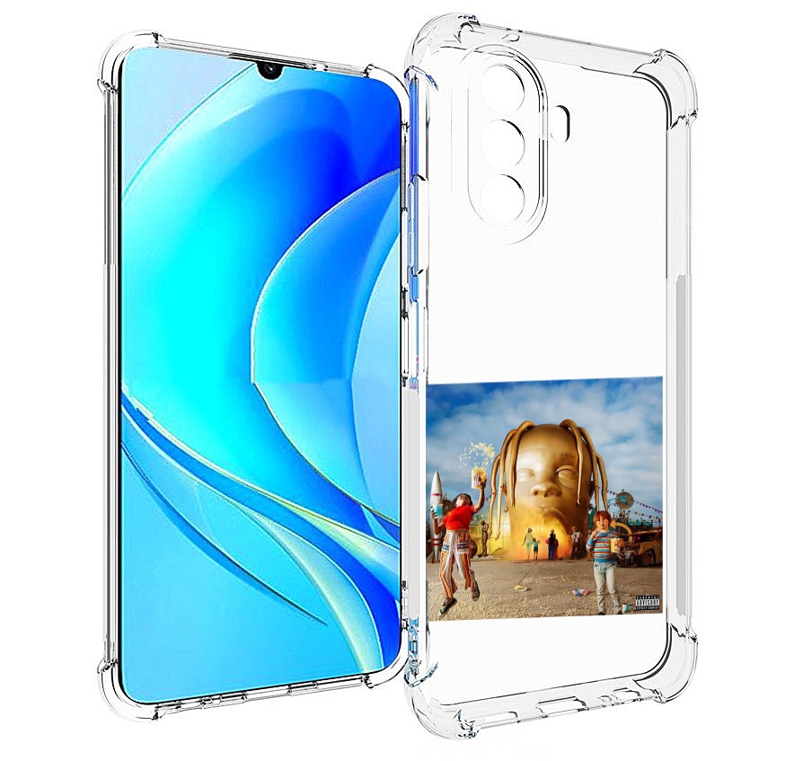 

Чехол MyPads Travis Scott - Astroworld для Huawei Nova Y70 / Nova Y70 Plus (MGA-LX9N), Прозрачный, Tocco