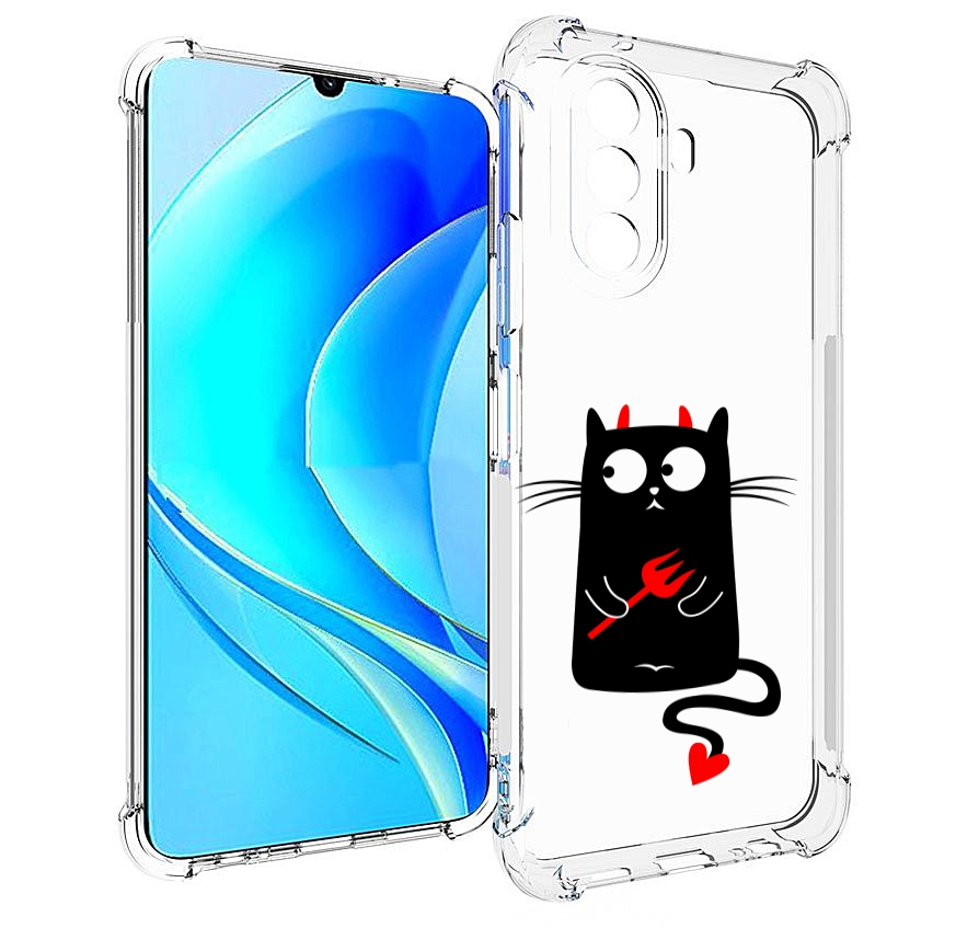 

Чехол MyPads Кот демон для Huawei Nova Y70 / Nova Y70 Plus (MGA-LX9N) / Huawei Enjoy 50, Прозрачный, Tocco