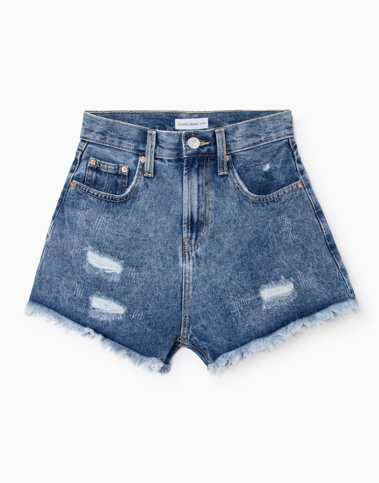 

Шорты женские Gloria Jeans GSH011736 медиум/айс 40, Синий, GSH011736