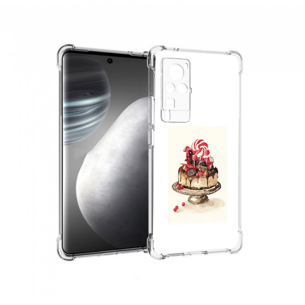 

Чехол MyPads Tocco для Vivo X60 pro вкусный торт (PT226972.385.262), Прозрачный, Tocco