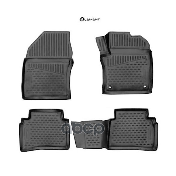 

ELEMENT3DA0N127210k коврики в салон 3D, 4шт. полиуретан\Toyota Prius (XW50) 2015->, лифтбе