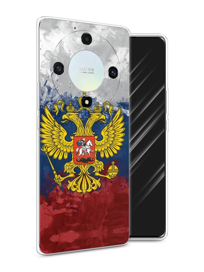 

Чехол Awog на Honor X9A "РФ", Белый;синий;красный, 6120850-5