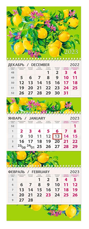 

Календарь Арт и Дизайн 0607.184 трехблочный 295х210