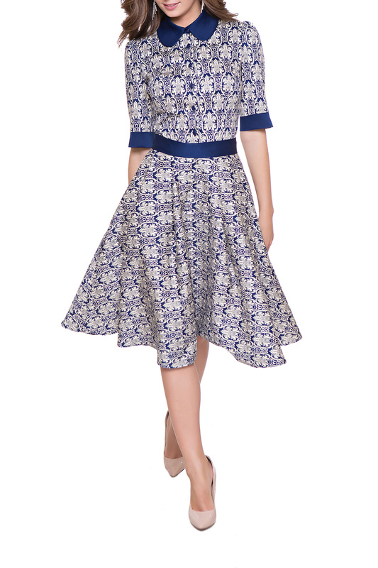 фото Платье женское olivegrey pl000326l(stefanel) синее 42