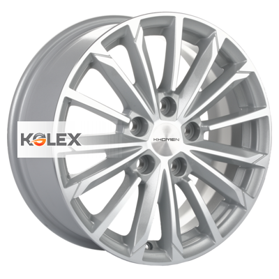 

Колесный диск Khomen Wheels KHW1611 (FSF) 6.5xR16 ET45 5*114.3 D60.1, Серебристый