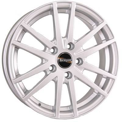 

Колесный диск Tech-line 535 (S) 6xR15 ET45 4*100 D67.1, Серебристый