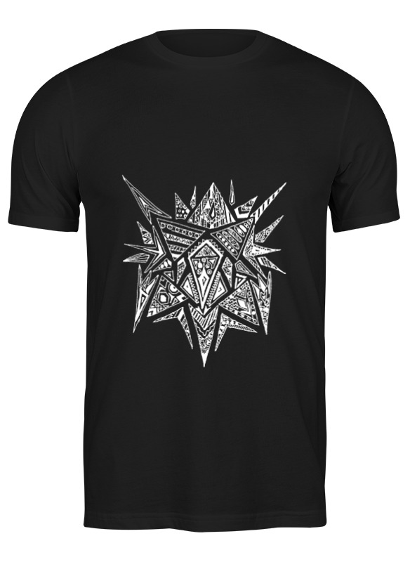 

Футболка мужская Printio White chaos 670302 черная M, Черный, White chaos 670302