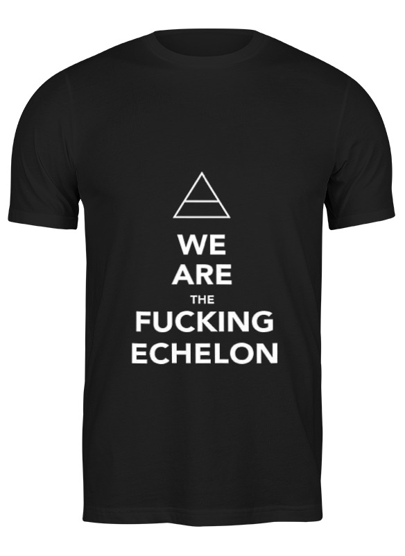 

Футболка мужская Printio Echelon 30stm 671739 черная M, Черный, Echelon 30stm 671739