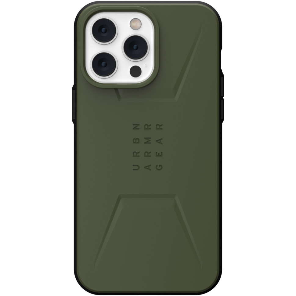 

Чехол Uag Civilian MagSafe для iPhone 14 Pro Max оливковый (Olive Drab)