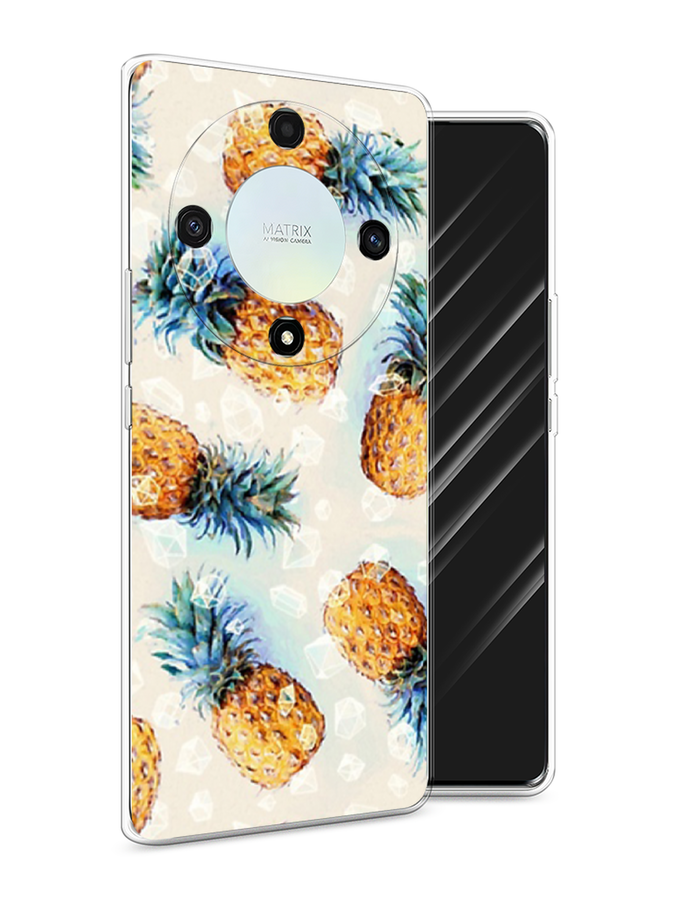 

Чехол Awog на Honor X9A "Ананасы", Бежевый, 6120850-3