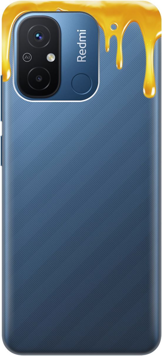 

Силиконовый чехол на Xiaomi Redmi 12C с 3D принтом "Honey" прозрачный, Прозрачный;желтый, 158933