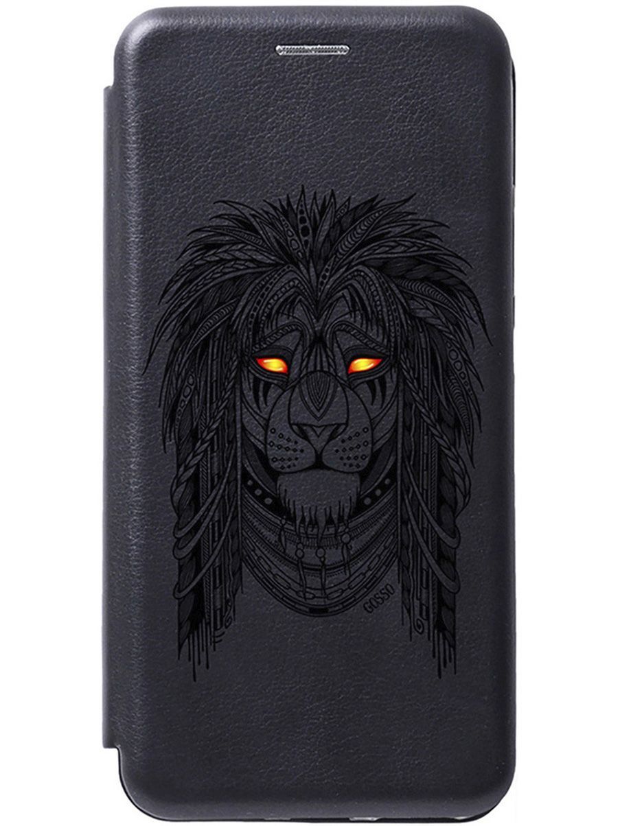 

Чехол-книжка на Xiaomi Redmi 12C с 3D принтом "Grand Leo" черный, Черный;желтый, 158939