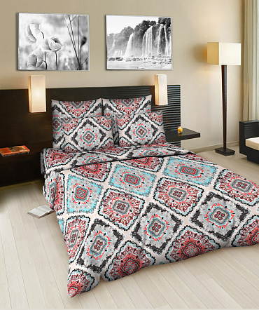 

BR-5 КПБ Бязь Ришелье-1 1.5 спальный