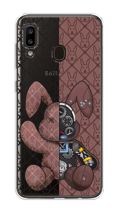 

Чехол на Samsung Galaxy A30/A20 "Киборг-заяц шоколадный", Коричневый;черный;прозрачный, 27550-1