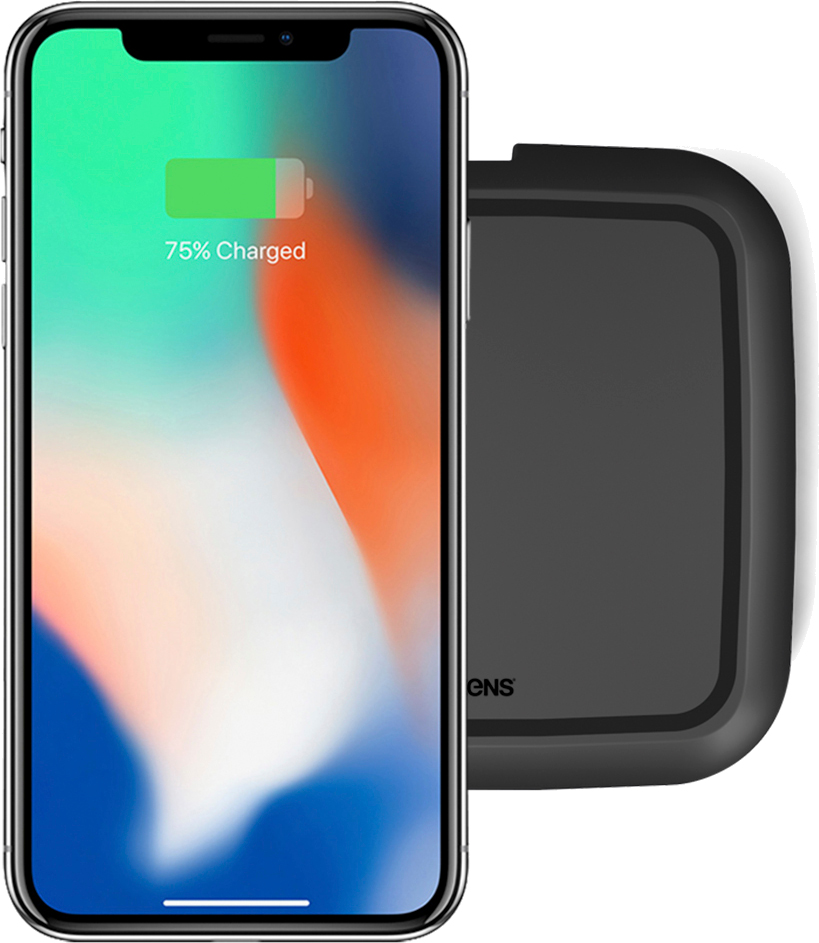 Беспроводная зарядка ZENS Single Fast Wireless Charger 10W чёрная