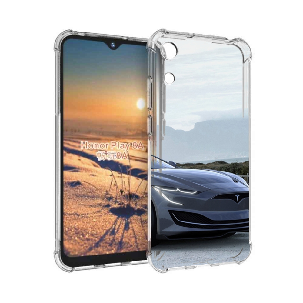 

Чехол бампер MyPads тесла tesla 2 мужской для Honor 8A, Прозрачный, Tocco