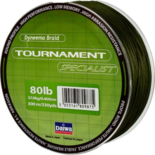 

Леска Daiwa Tournament Specialist 150-8 (19038), Зеленый, Tournament Specialist