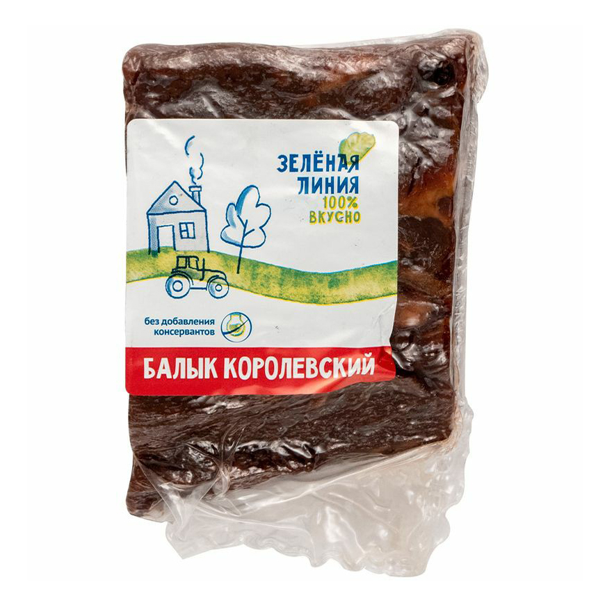 

Балык сырокопченый Зелёная линия Королевский из говядины категория А +-1 кг