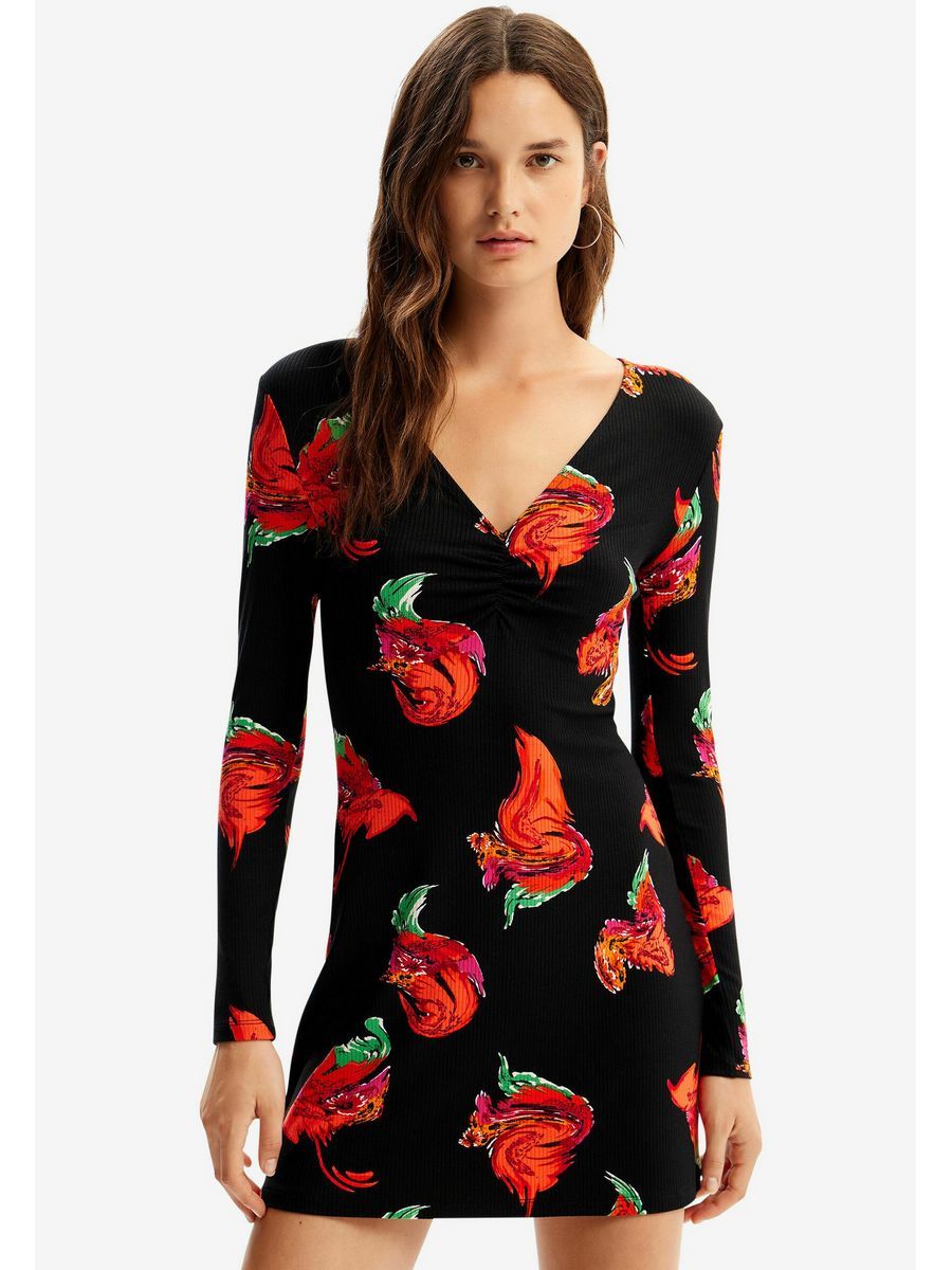 

Платье женское Desigual DE121C1B3 черное XXS, Черный, DE121C1B3