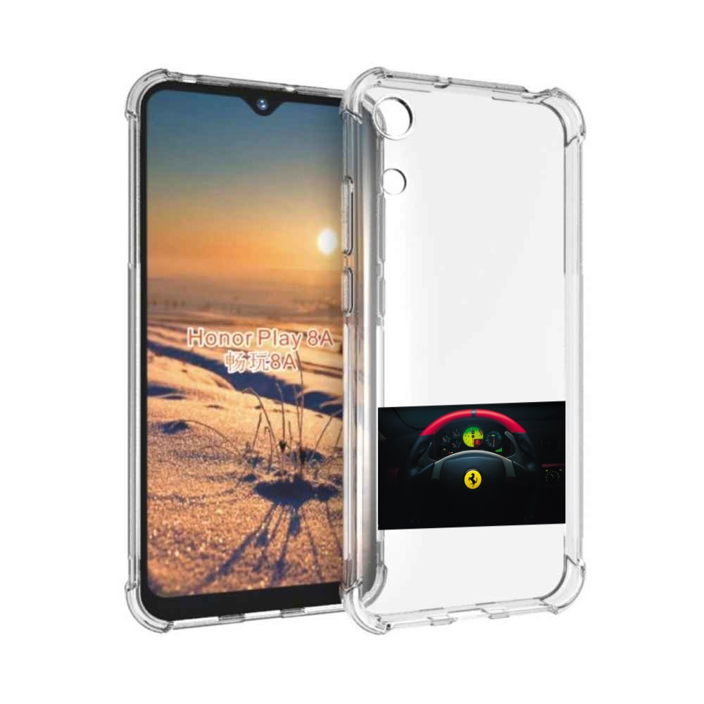 

Чехол бампер MyPads феррари ferrari 2 для Honor 8A, Прозрачный, Tocco